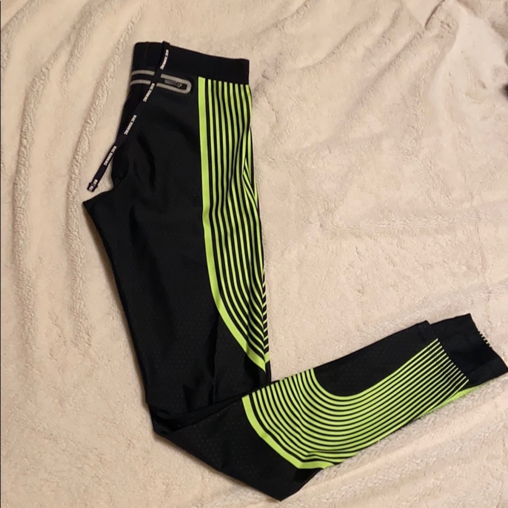 Neon Nike Dri-Fit leggings